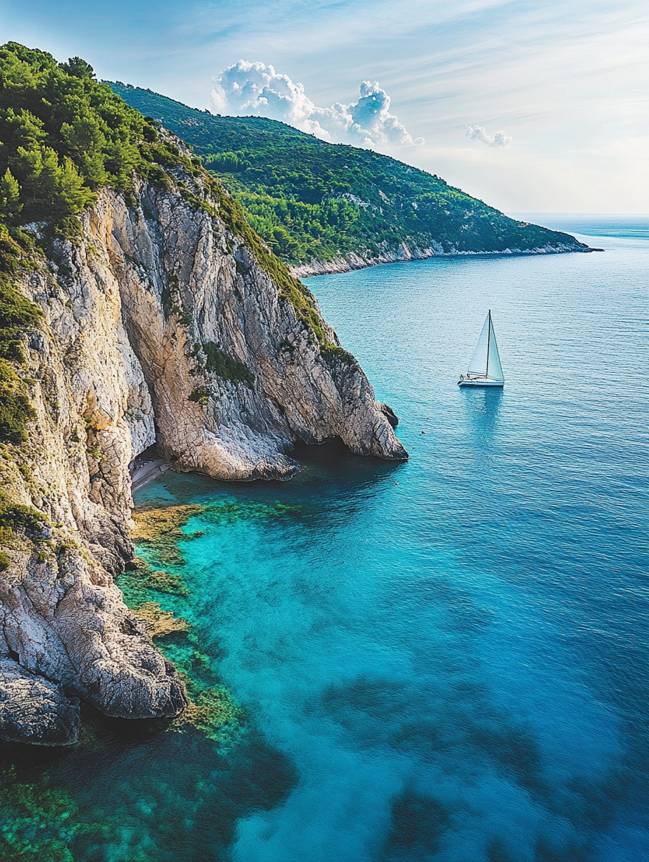 Land and sea