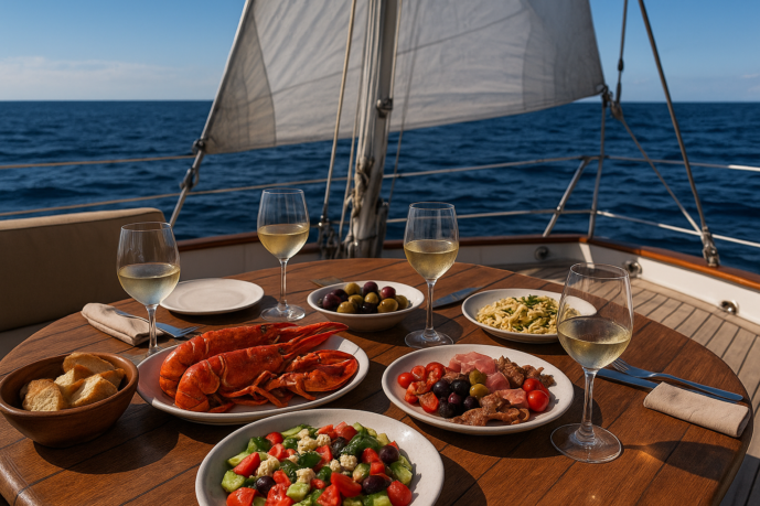 A Captain's Table: The Gastronomy of an Ocean Pearl Sailing Trip