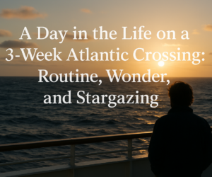 A Day in the Life on a 3-Week Atlantic Crossing: Routine, Wonder, and Stargazing