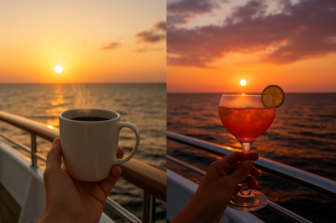 From Sunrise Coffee to Sunset Cocktails: A Perfect Day Aboard Ocean Pearl
