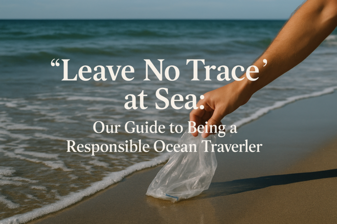 "Ne laissez aucune trace en mer : Notre guide pour être un voyageur responsable en mer
