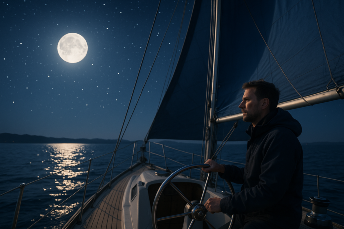 Navegando na noite: Um guia para uma navegação nocturna segura e mágica