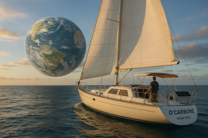 Our Commitment to the Planet: The Ocean Pearl Sailing "O Carbone" Charter