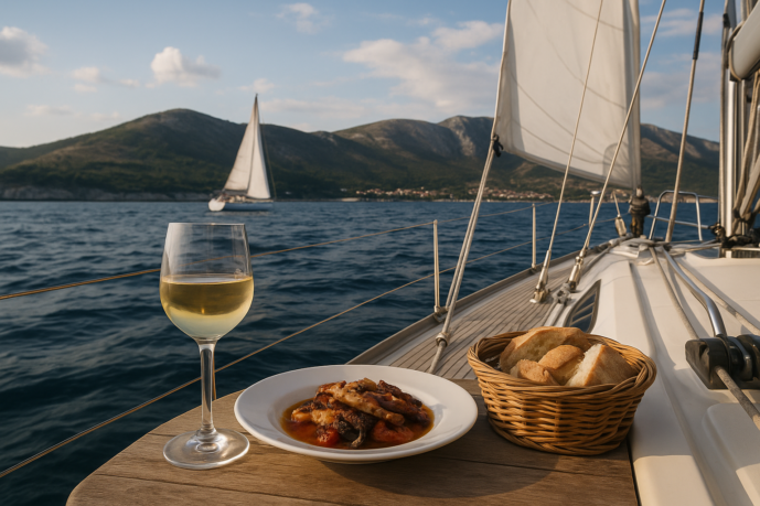 O sabor da Croácia: Um itinerário de navegação para os amantes da comida e do vinho ao longo da costa da Dalmácia